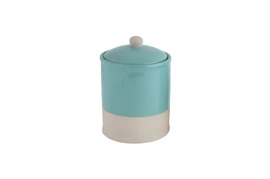 Mantet Jar with lid Blue Clipped