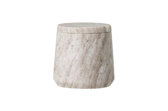 Marble jar with lid Felica Clipped