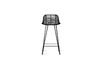 Miniature Marey bar stool in black rattan 5