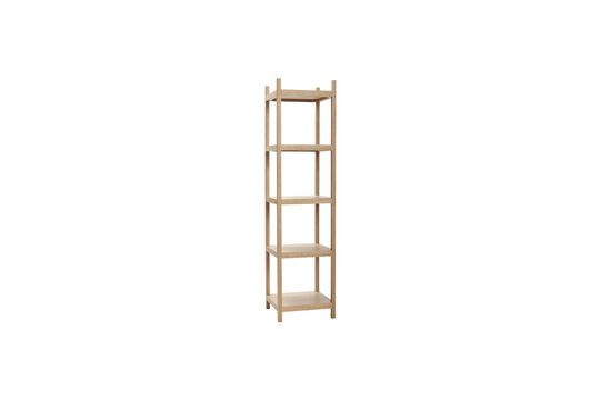Mason light oak veneer single shelf