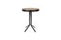 Miniature Maze Round bar table natural finish Clipped