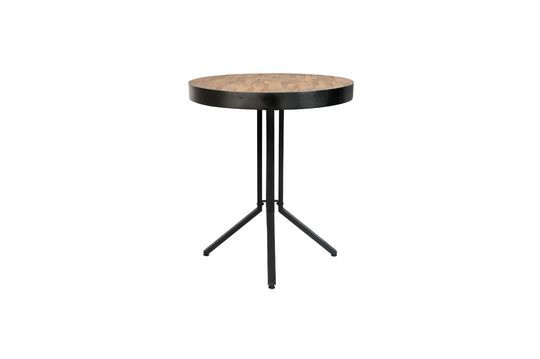 Maze round counter table natural finish Clipped