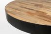Miniature Maze round counter table natural finish 3