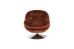 Miniature Memento Fox brown velvet armchair 3