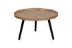 Miniature Mesa beige wood side table 1