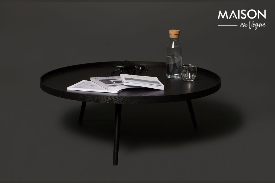 Mesa side table, MDF and pine, practicality and versatility