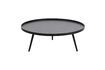 Miniature Mesa large black wood side table 1