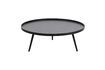 Miniature Mesa large black wood side table 1