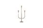 Miniature Metal Candle Holder Ace Clipped