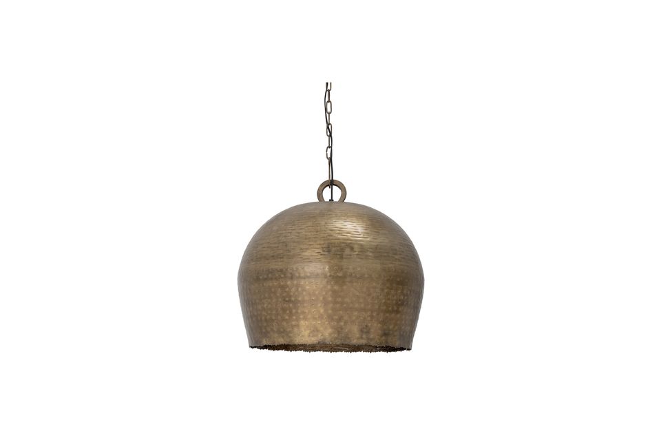 Bloomingville\'s Nilas pendant light will add character to any room with its powerful rounded