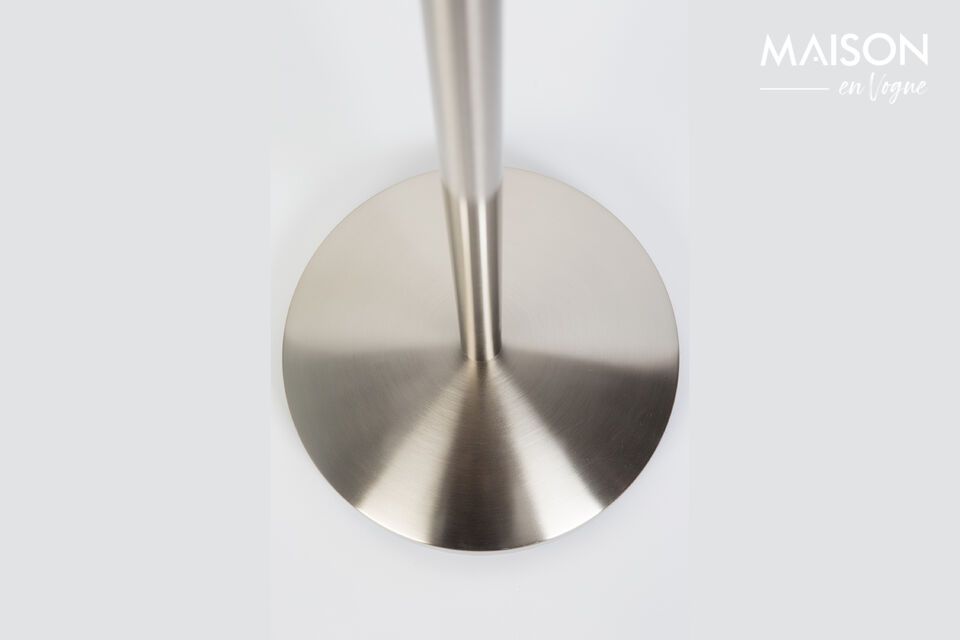 A touch of modernity with this beautiful satin nickel coat hanger