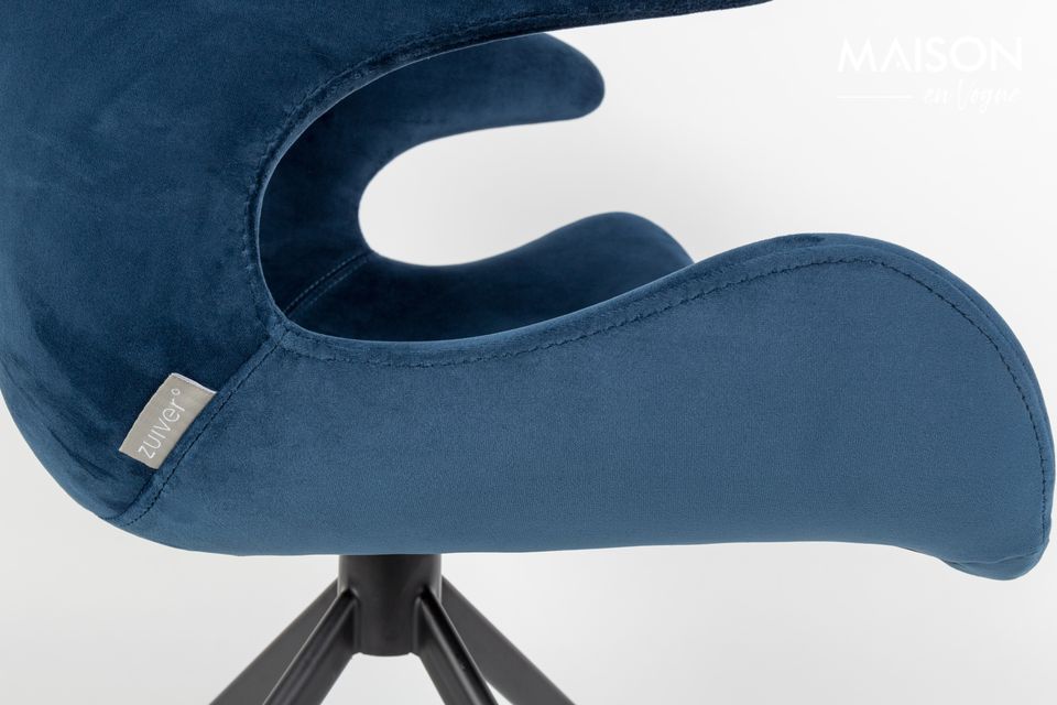 Mia Blue Armchair - 4