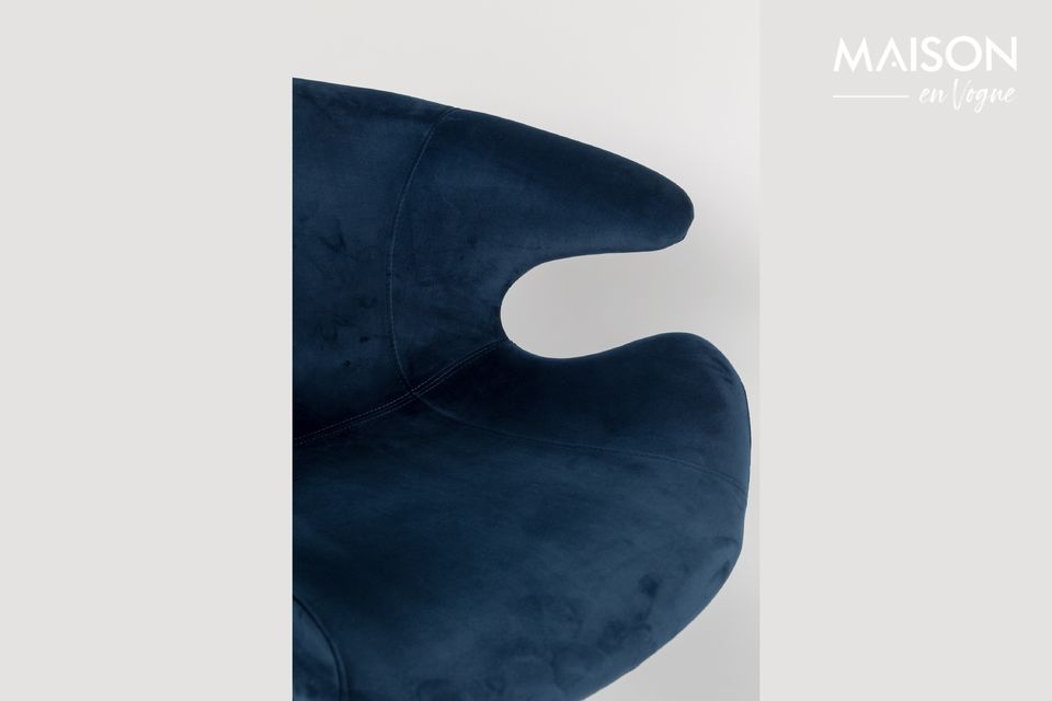 Mia Blue Armchair - 5