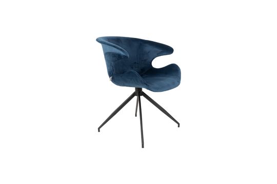 Mia Blue Armchair Clipped