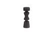 Miniature Midi black mango wood candlestick 6