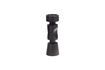 Miniature Midi black mango wood candlestick 1