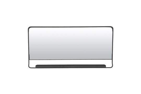 Mirror with black metal shelf Chic Clipped