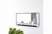 Miniature Mirror with black metal shelf Chic 3