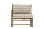 Miniature Modular sofa left corner in bamboo Korfu Clipped