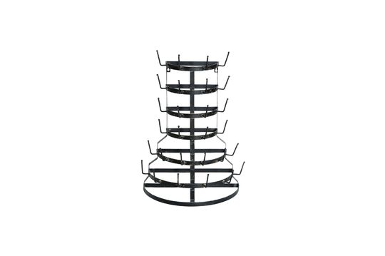 Mouriez Rack Mouriez in black metal Clipped