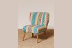 Miniature Multicolor fabric armchair Indiana 1