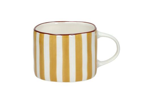 Mykonos yellow porcelain mug