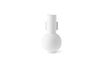 Miniature Nesploy matt white vase size L 1
