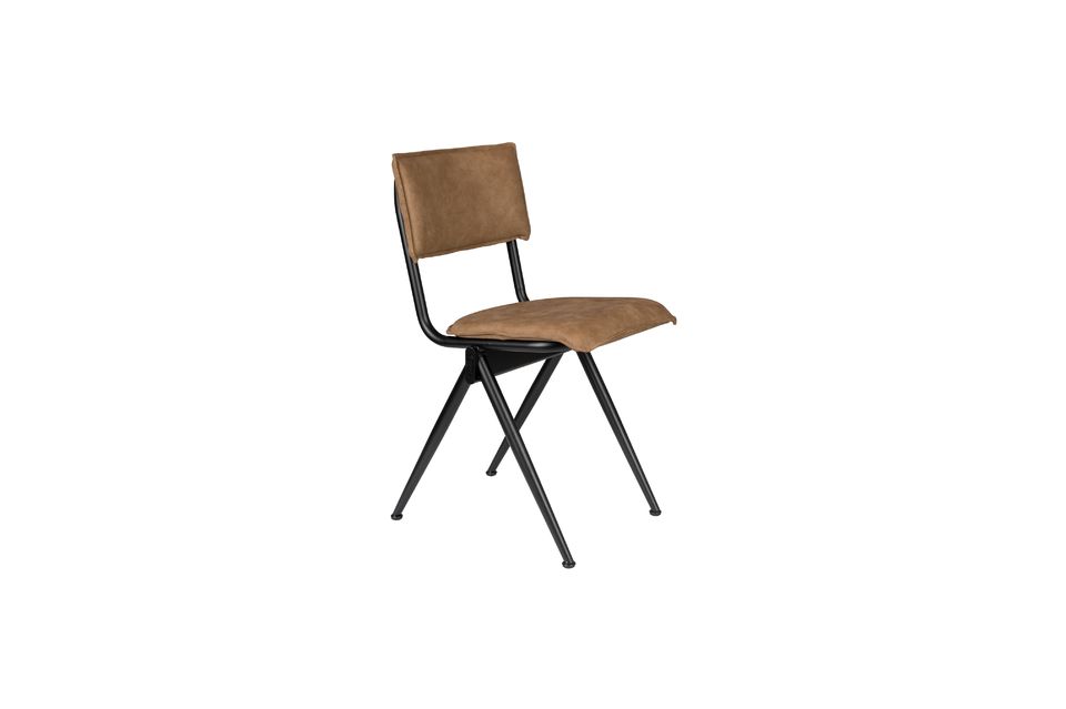 New Willow Mocha Chair in split leather Dutch Bone
