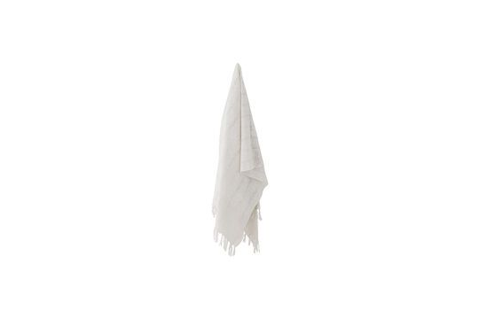 Niccoline white cotton throw