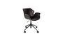 Miniature Nikki All Black Office chair Clipped