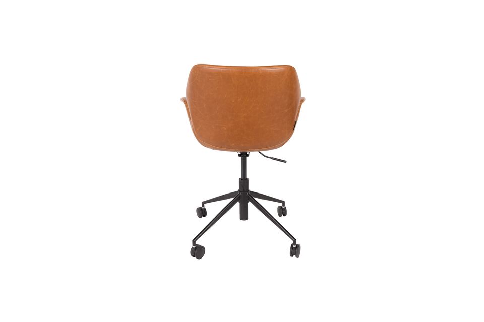 Nikki All Brown Office Chair - 8