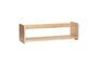 Miniature Nomad small wall shelf in light wood Clipped