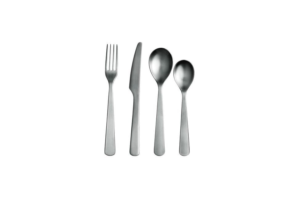 Cutlery has a well-balanced design that ensures a comfortable grip