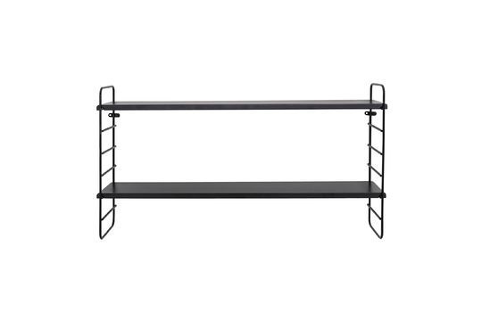 North black metal shelf Clipped