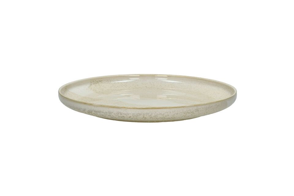 Nougat beige porcelain dinner plate Pomax