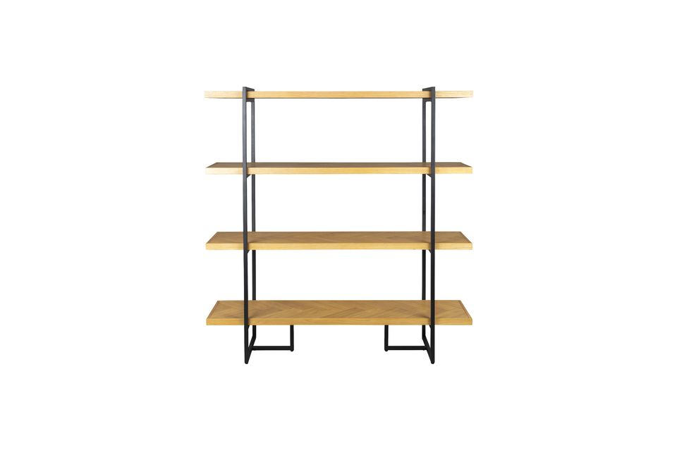 Oak wood bookcase Class Dutch Bone