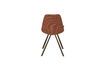 Miniature Ochre boucle fabric chair Franky 10
