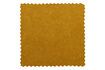 Miniature Ochre velvet footrest Rocco 2