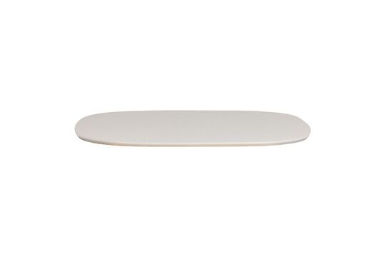 Off-white ash wood table top 130x130 Tablo Clipped