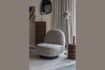Miniature Off-white fabric armchair Eden 2