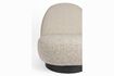 Miniature Off-white fabric armchair Eden 7