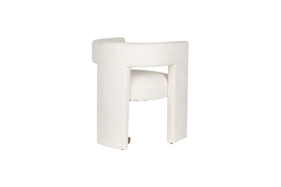 Off-white fabric chair Medina - 8