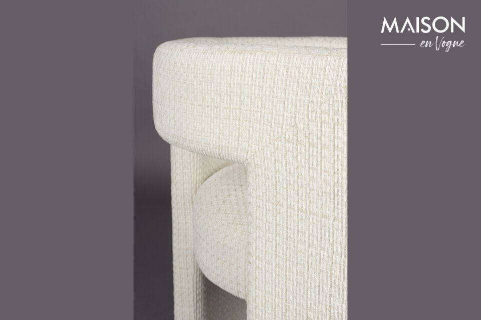Its bold three-legged design doesn\'t just provide stability
