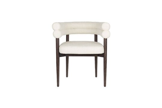 Off-white fabric chair Sela Clipped