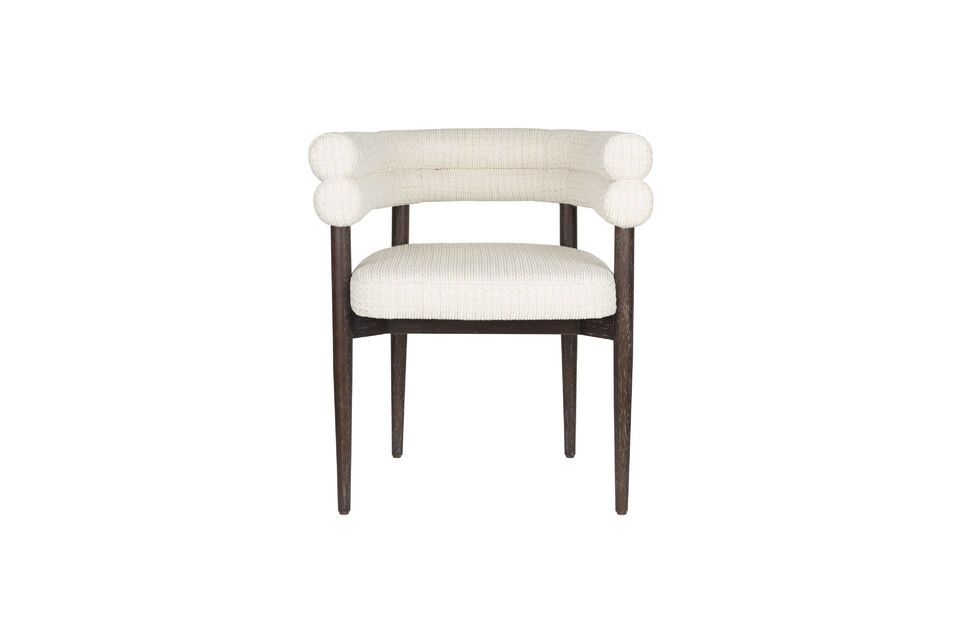 Off-white fabric chair Sela DutchBone