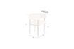 Miniature Off-white fabric chair Sela 12