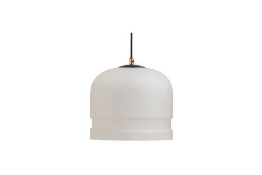 Off-white glass pendant lamp Micah Clipped