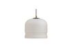 Miniature Off-white glass pendant lamp Micah 1