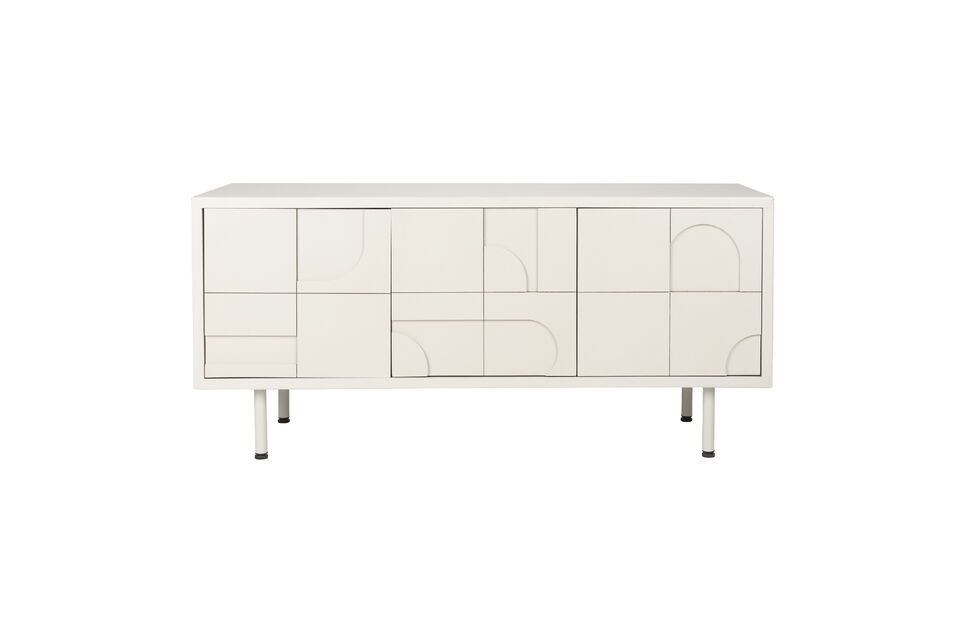 Off-white low wood sideboard Funk White Label