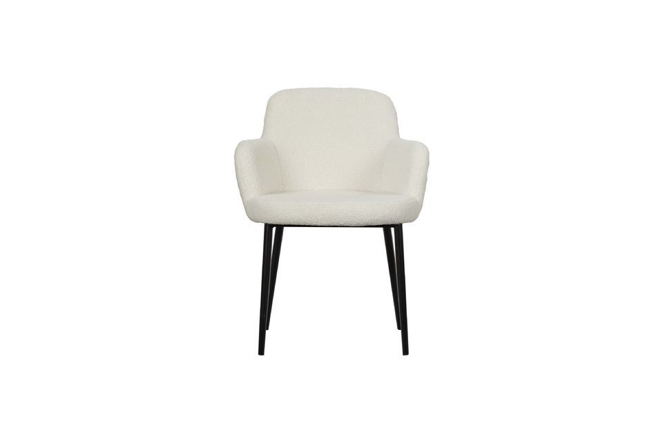 Off-white sheepskin effect chair Dining Vtwonen